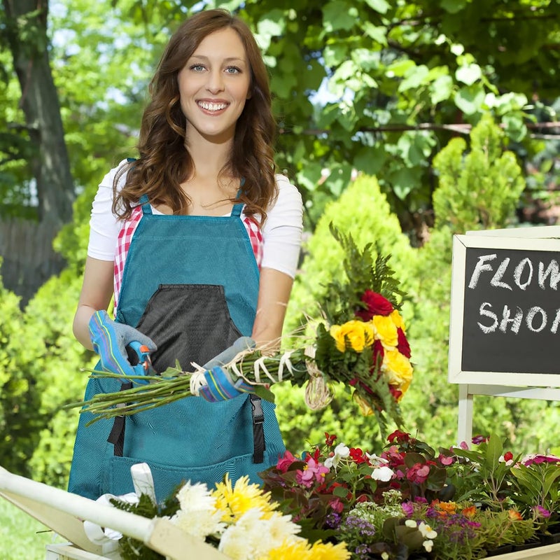 Talkson Gardening Apron, Garden Apron with Quick Release Pockets,Water Resistant Oxford with Adjustment Cross Strap,Farm Work - Image 5